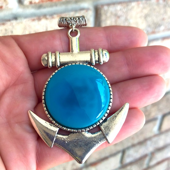 Handmade Sterling Silver 925 Plated Chalcedony Gemstone Slider Pendant - Picture 2 of 5